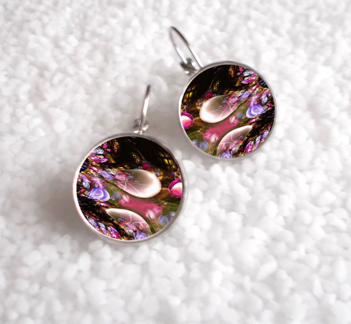 Náušnice z pryskyřice