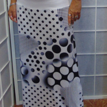 Dlouhá sukně geometrické vzory S - XXL