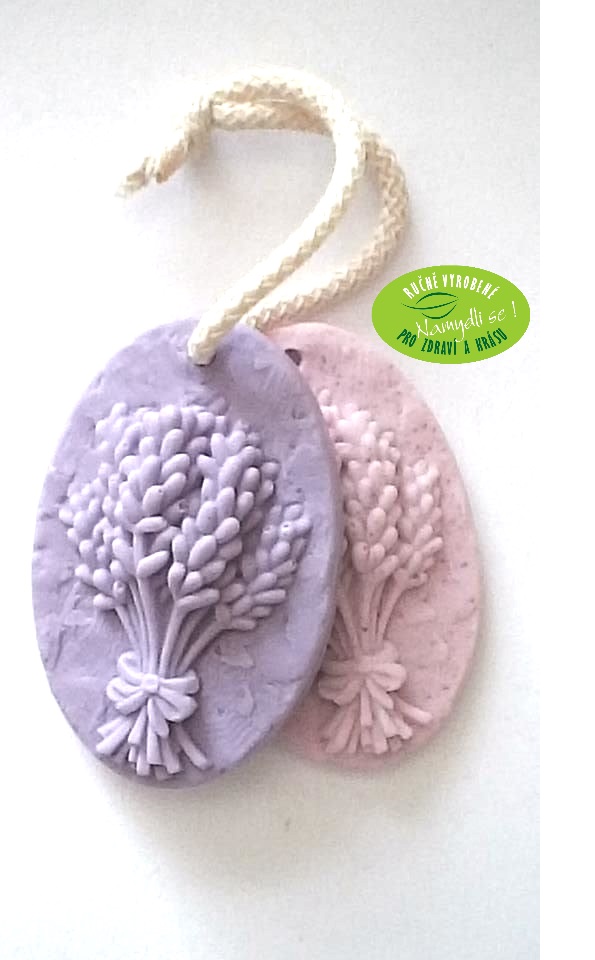 Levandule - vůně LEVANDULE / MÝDLO K ZAVĚŠENÍ !