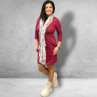 Dámské šaty Bordó-S/M,M/L