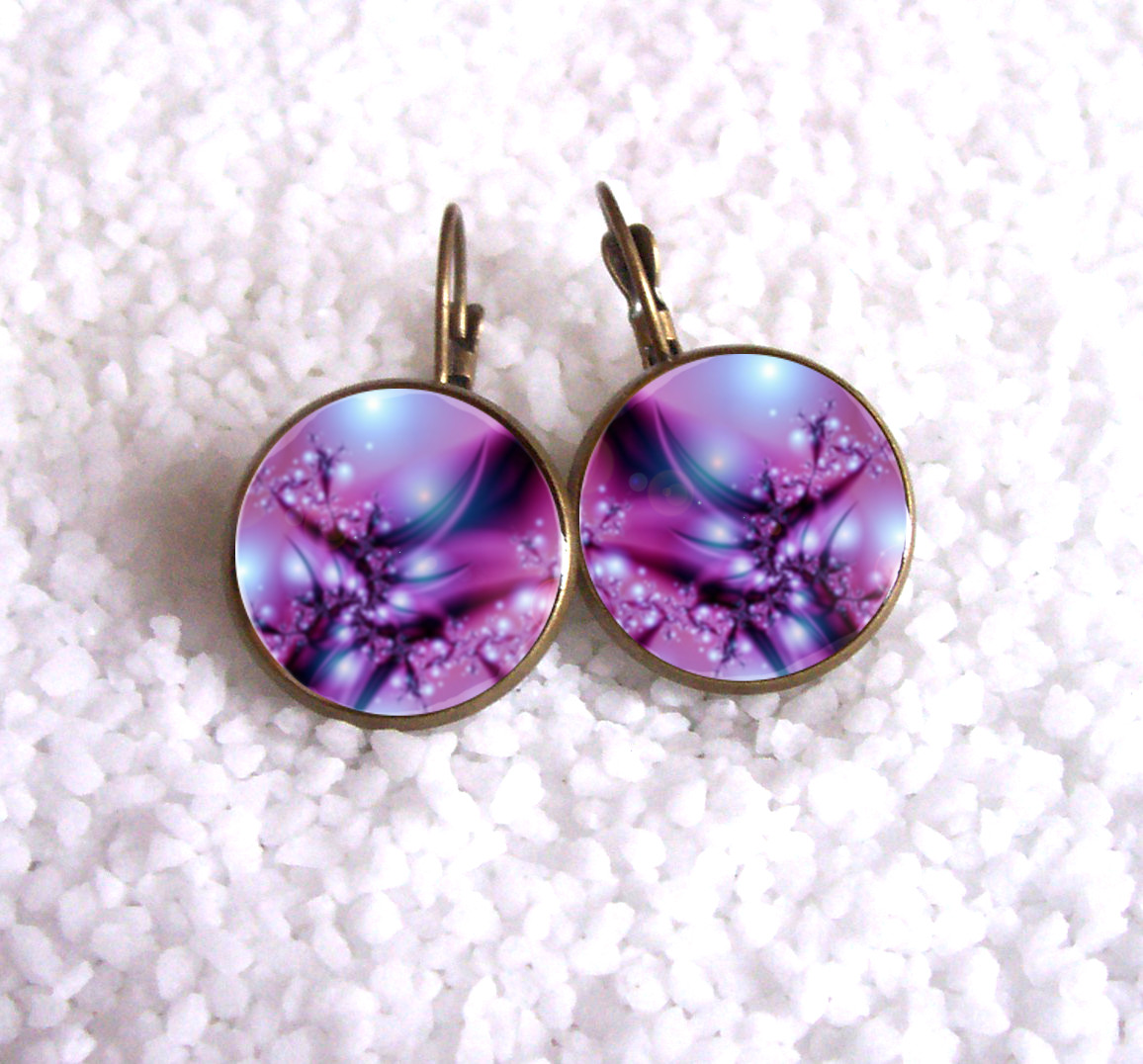 Náušnice z pryskyřice