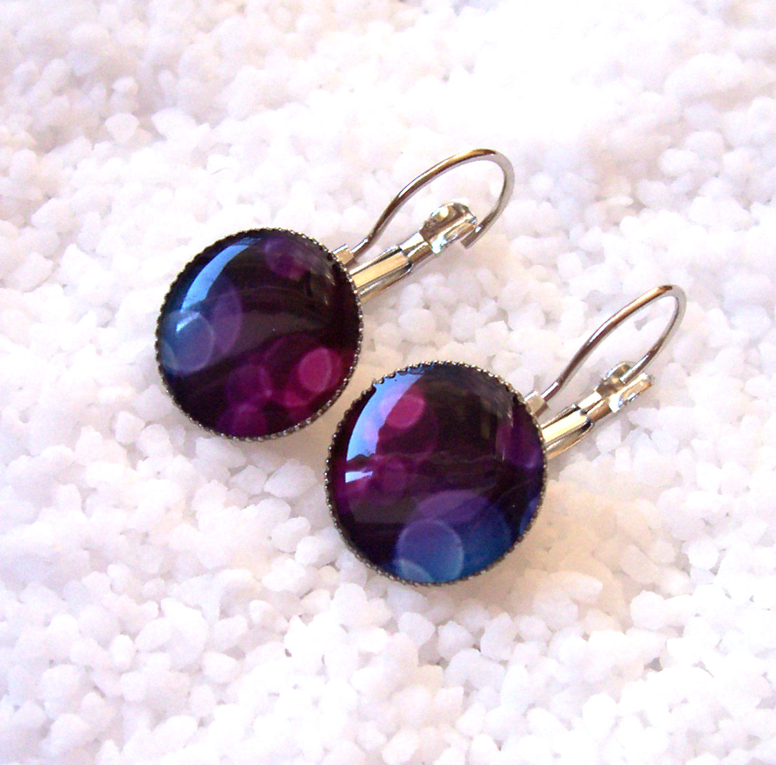 Náušnice z pryskyřice