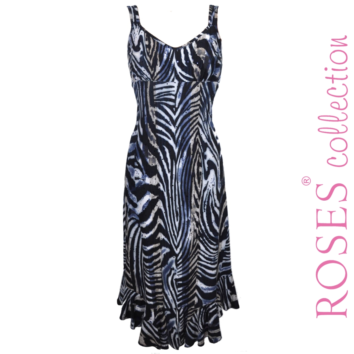 Slavnostní šaty DEBIE modré