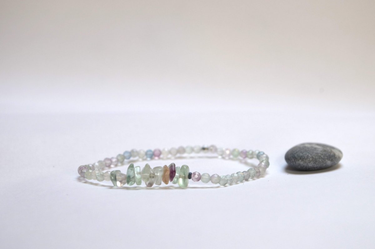 Ochranný náramek - Úlomkový fluorit....
