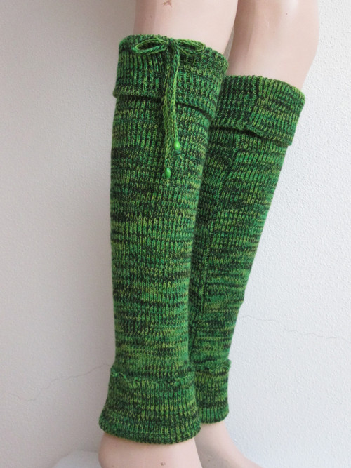 Návleky na nohy - zelenočerné I