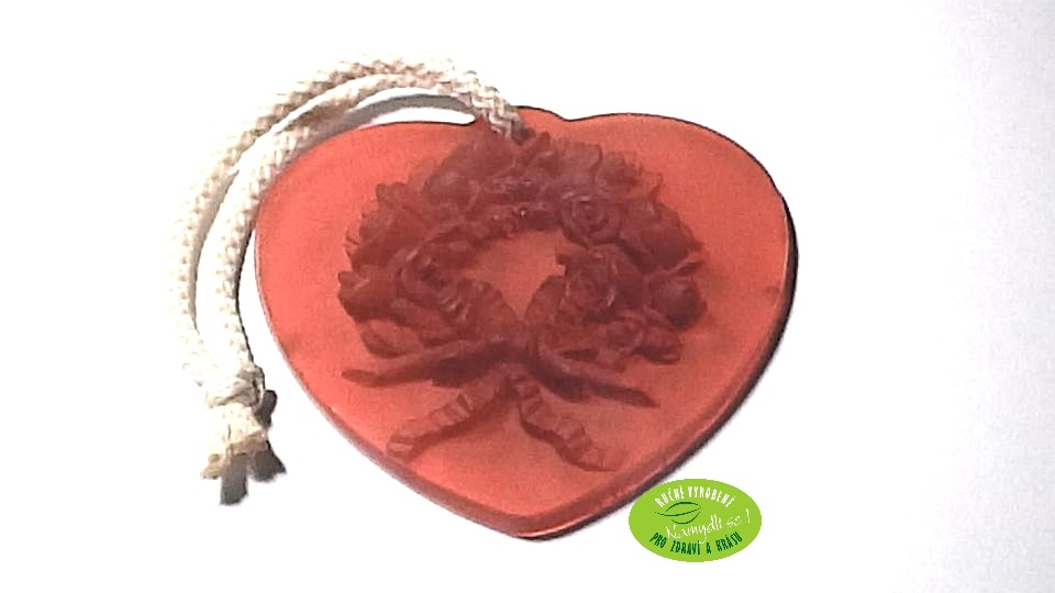 Mýdla na zavěšení -  vůně RŮŽOVÉ PYŽMO  / glycerinové