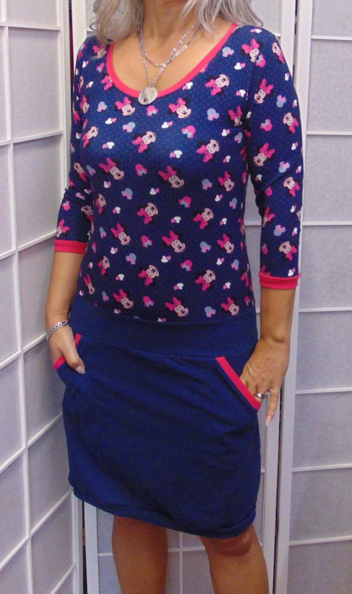 Šaty - myšky (bavlna)