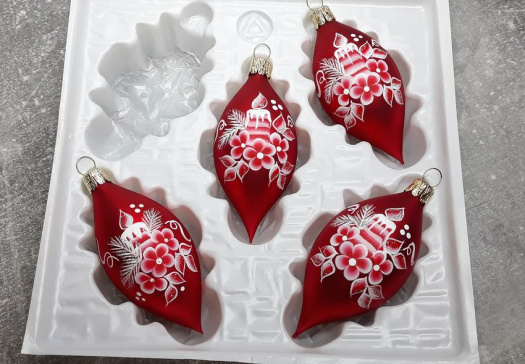 Vánoční ozdoba olivka 