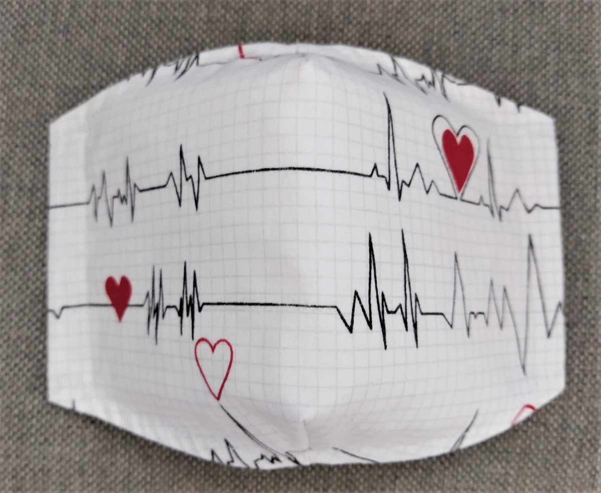 Rouška Designová  Kardio