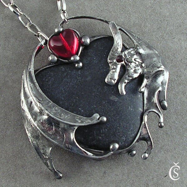 Dračí srdce - Mramor, sklo