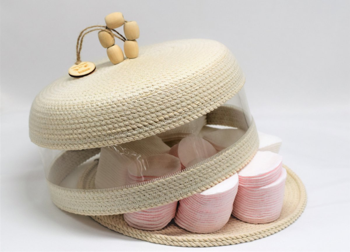 Dóza s průhledem do koupelny na buničinu 759