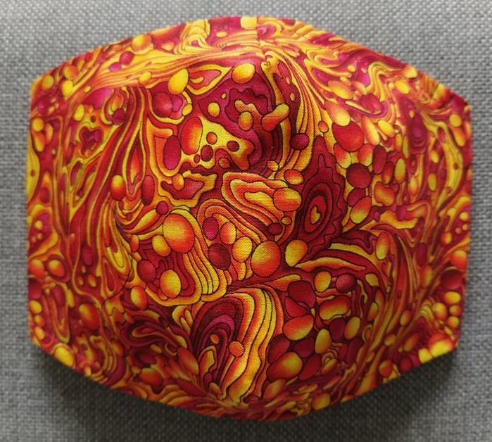 Rouška Designová Sluneční erupce