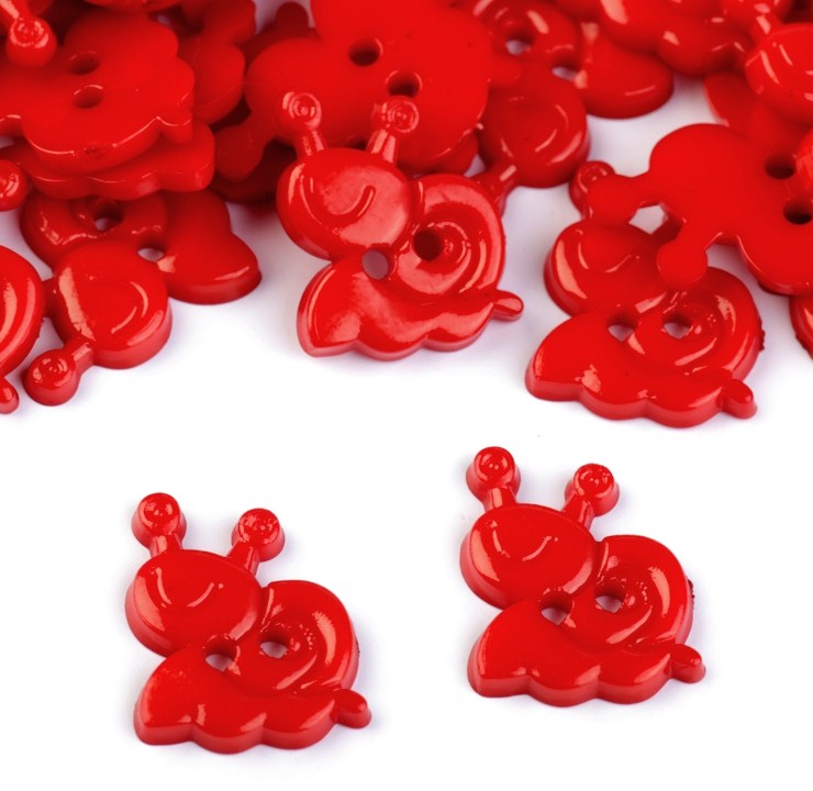 Plastové knoflíky - 2 kusy