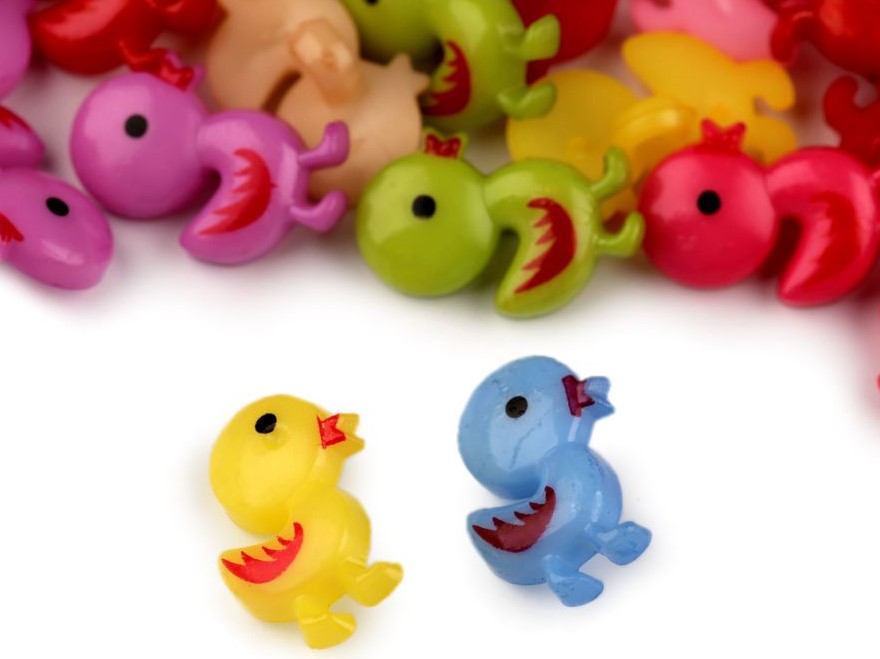 Knoflík dětský kačenka (5ks) - mix