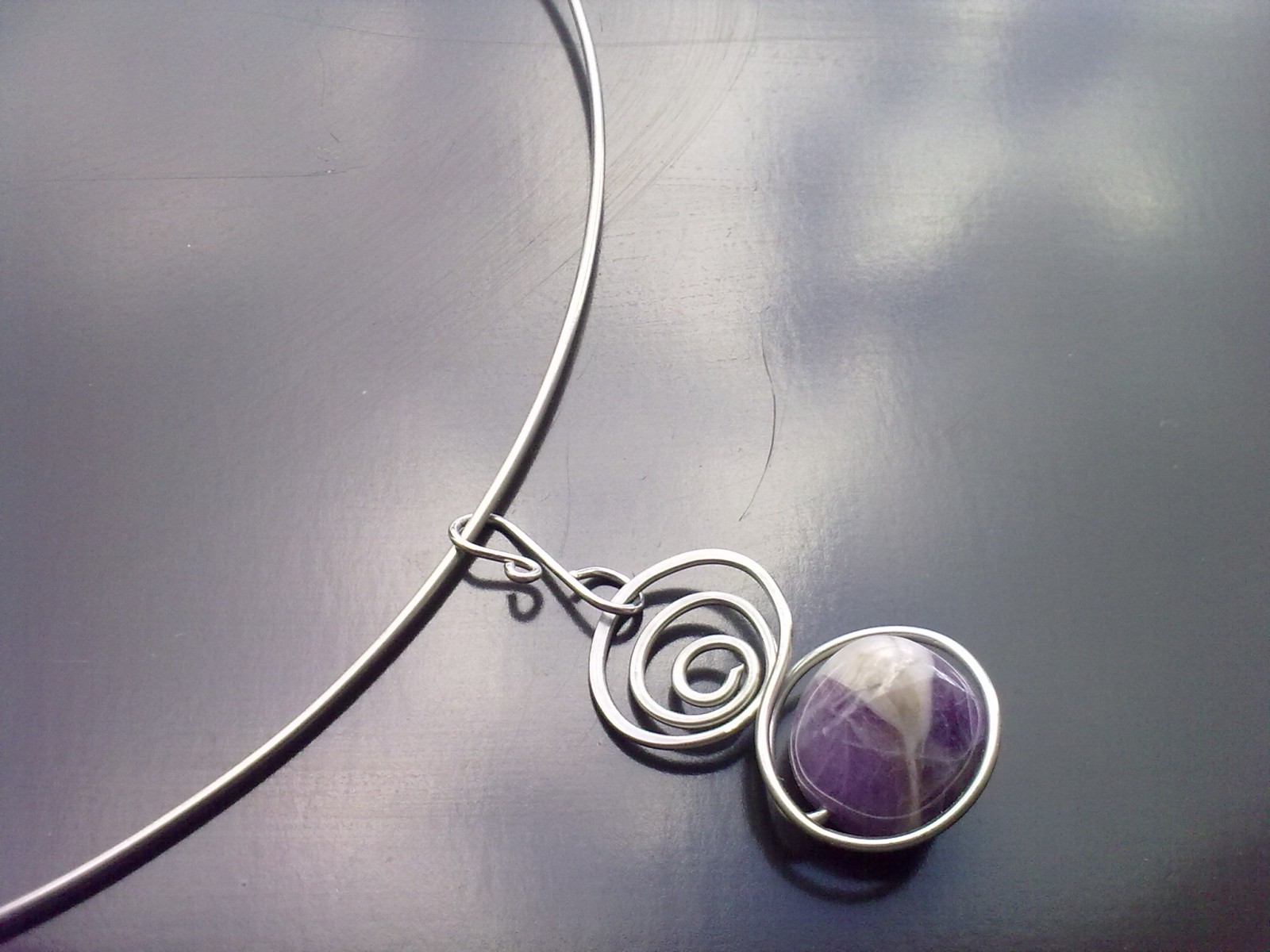 náhrdelník s ametystem 