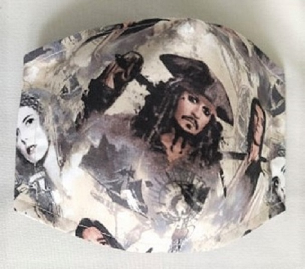 Rouška Designová Piráti z Karibiku