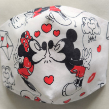 Rouška Designová Mickey  a Minnie