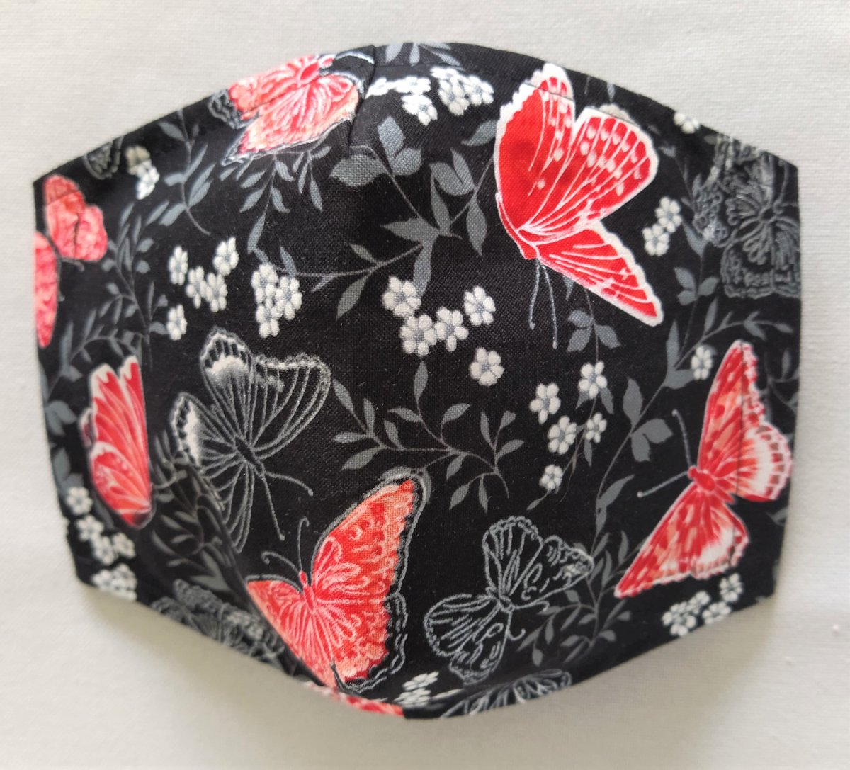 Rouška Designová Japonica černá