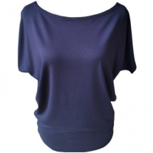 Volné tričko - barva tmavě modrá S - XL