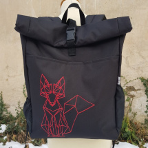 Rolovací batoh s motivem lišky