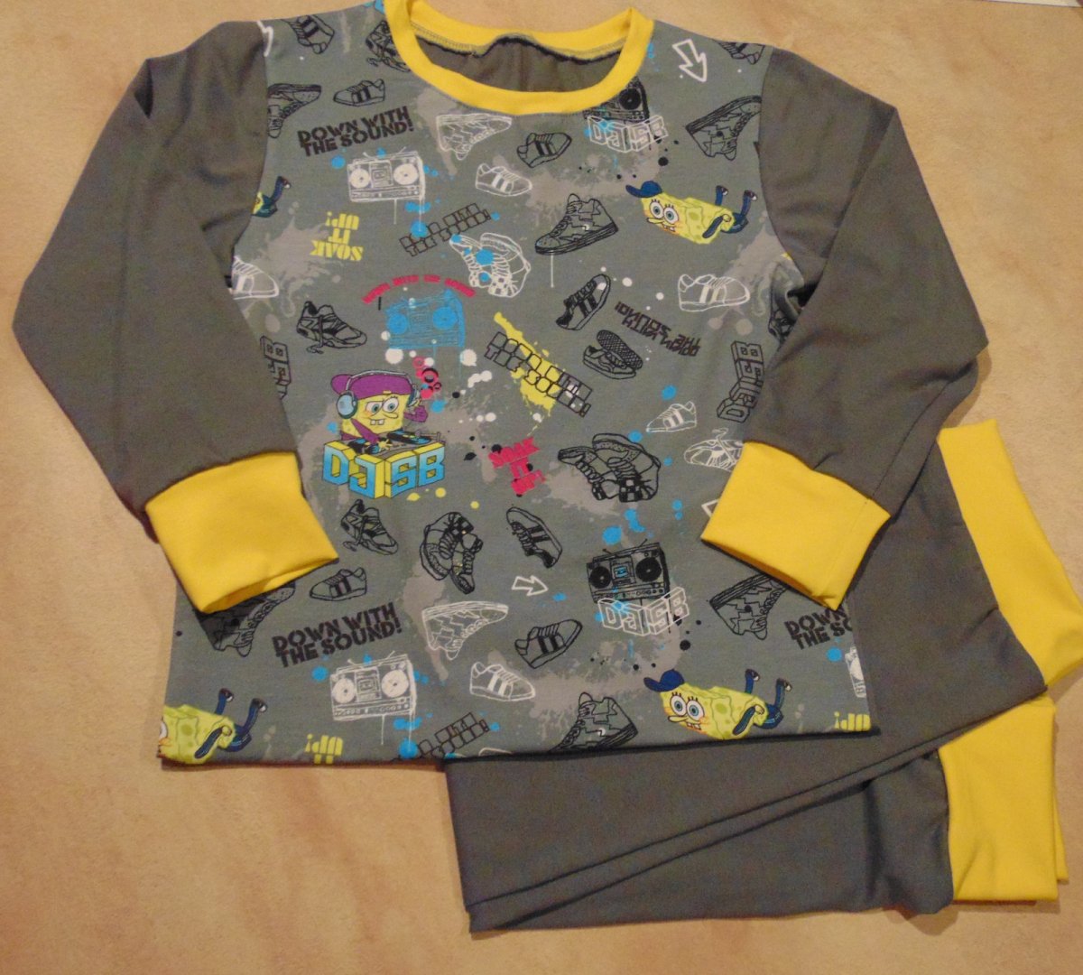 Dětské pyžamo - SPONGEBOB (bavlna)