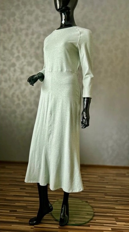 Šaty zvonek - barva šedá