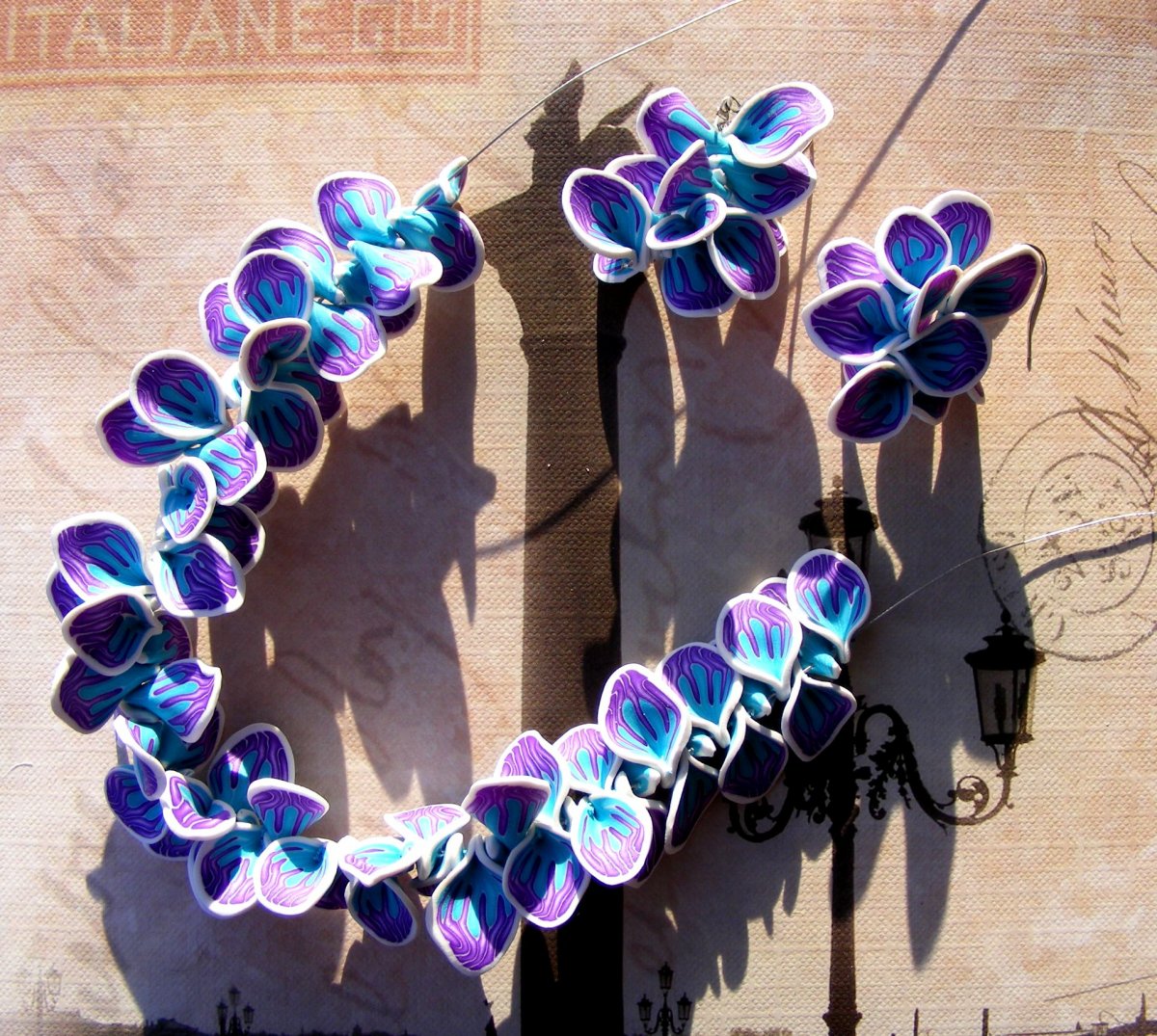 Fimo sada - lupínková fialovo tyrkysová