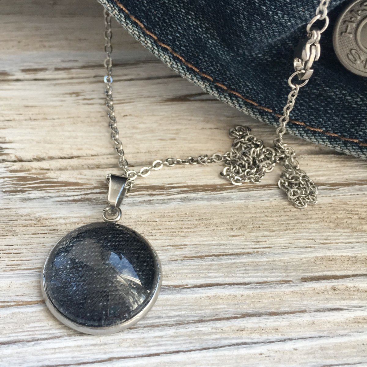 Jeans - přívěsek S.Steel