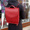 Kožený batoh MZ 37 - červený