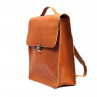 Kožený batoh K B2 - oranžový