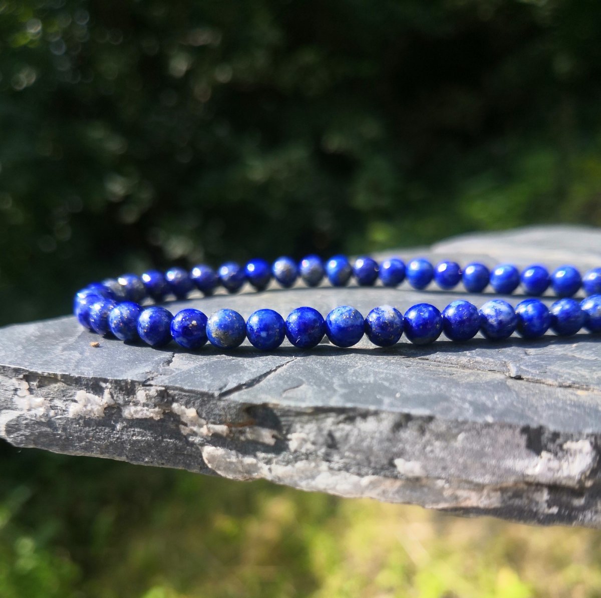 Náramek*lapis lazuli*0,4 cm