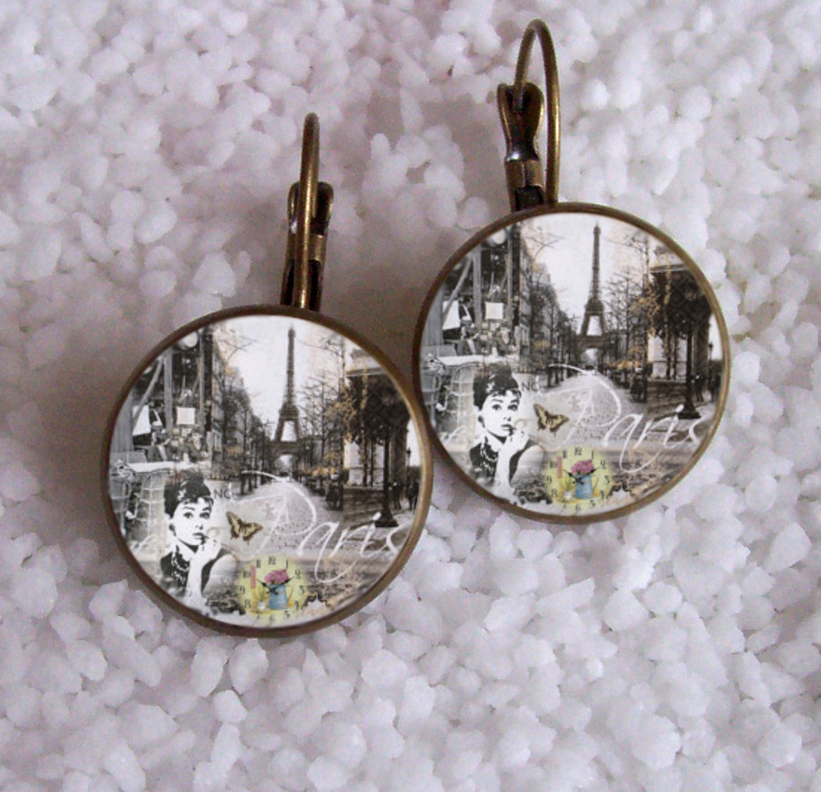 Náušnice z pryskyřice