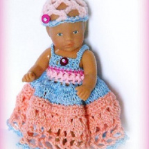 šaty na panenku mini baby born oblečky