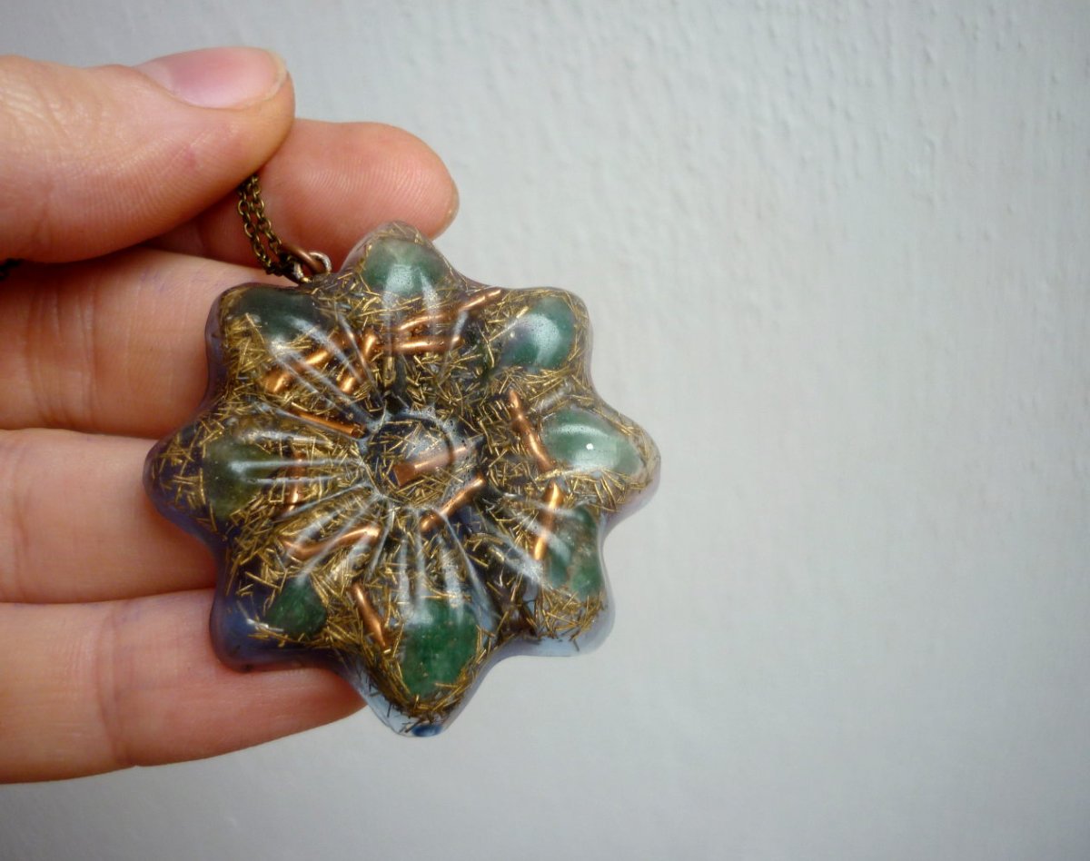 orgonitový náhrdelník s avanturínem