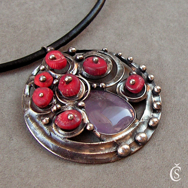 Tanečnice - Korál, Ametyst