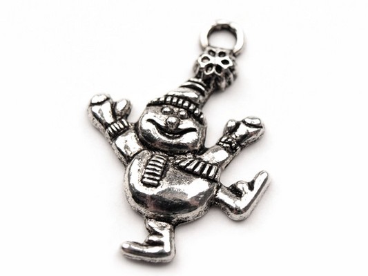 Přívěsek SNĚHULÁK 20x25mm