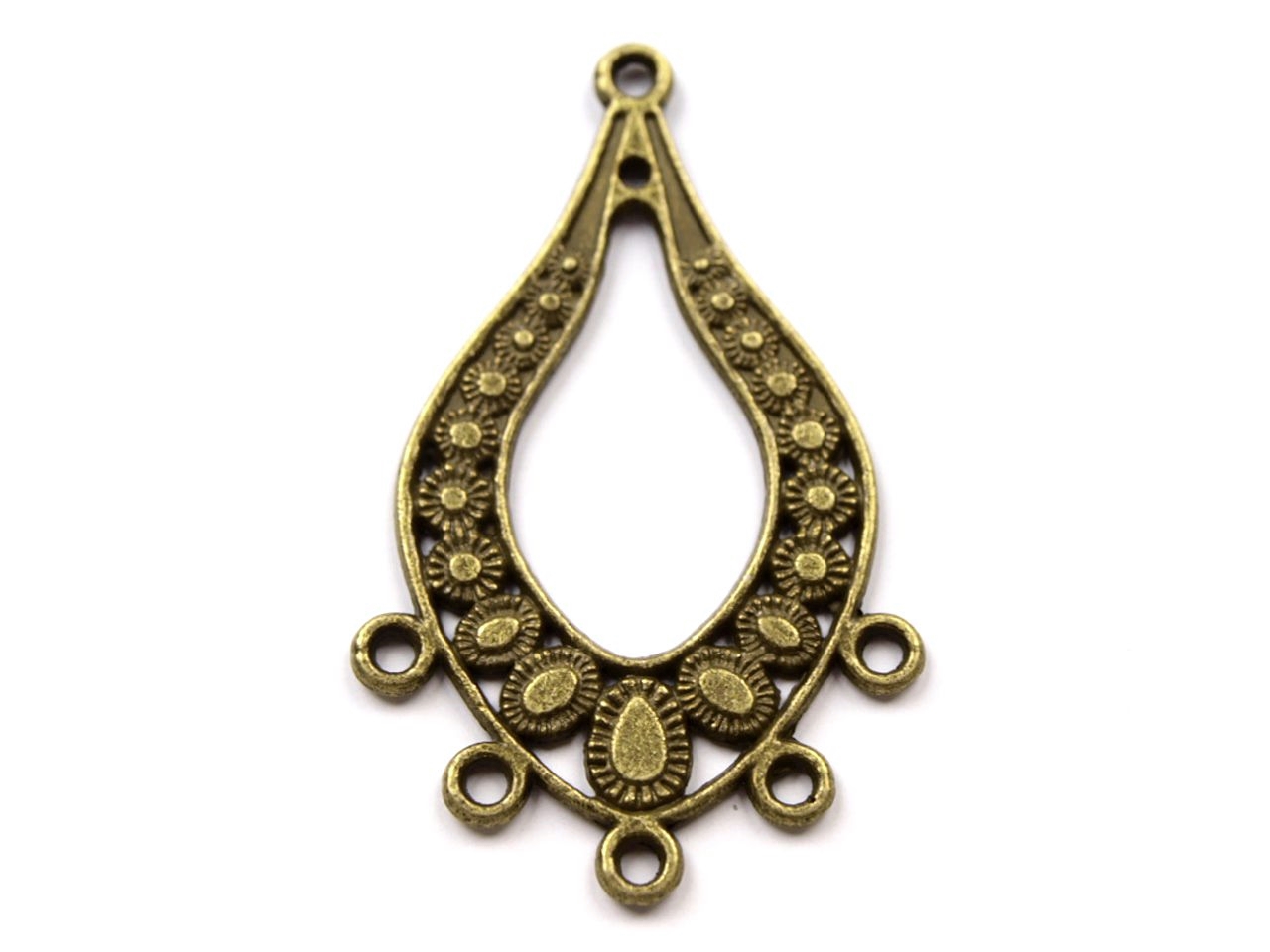 Ramínko velké 28x47mm - 1 ks-staromosazné