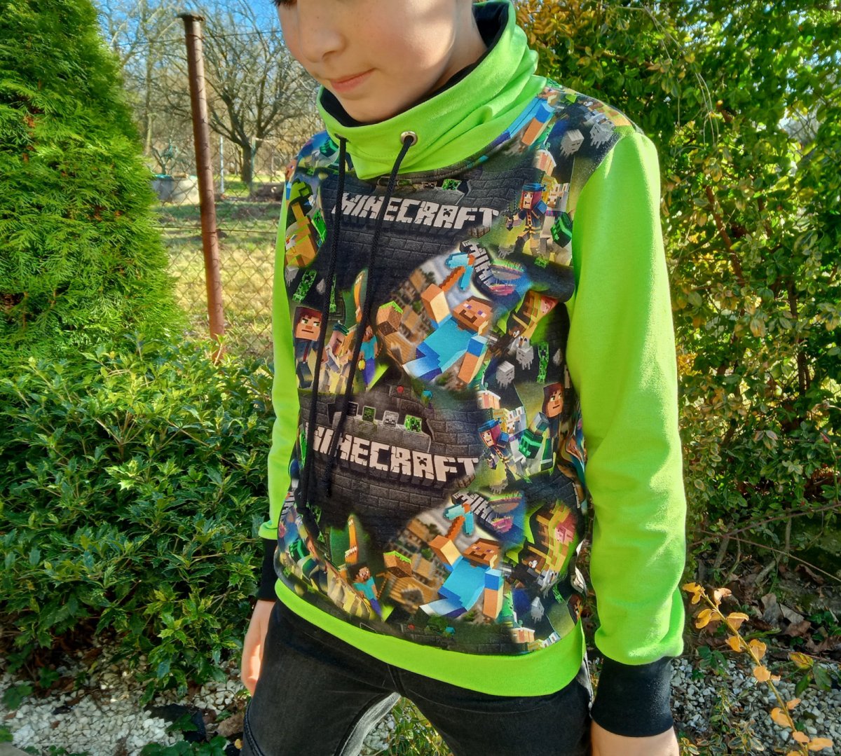 Dětská mikina Minecraft
