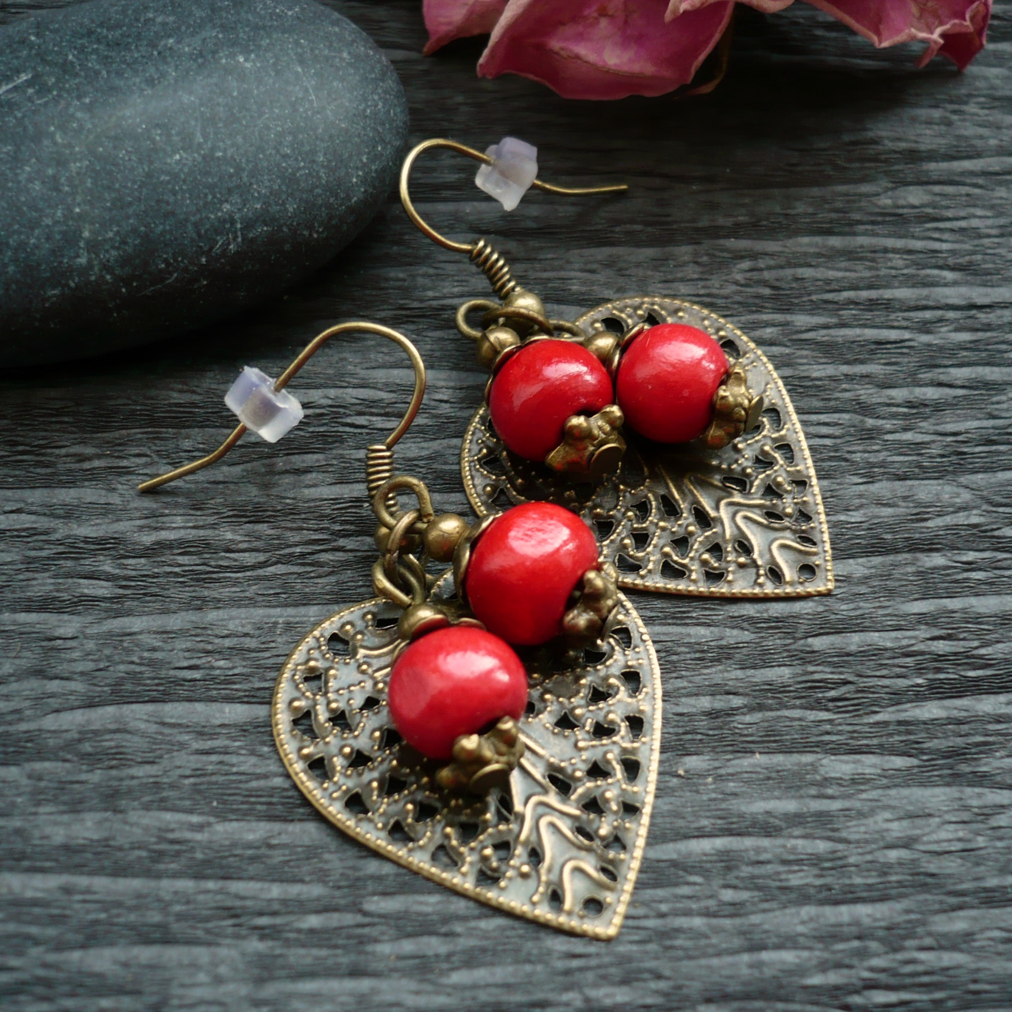 Jeřabinky - náušnice