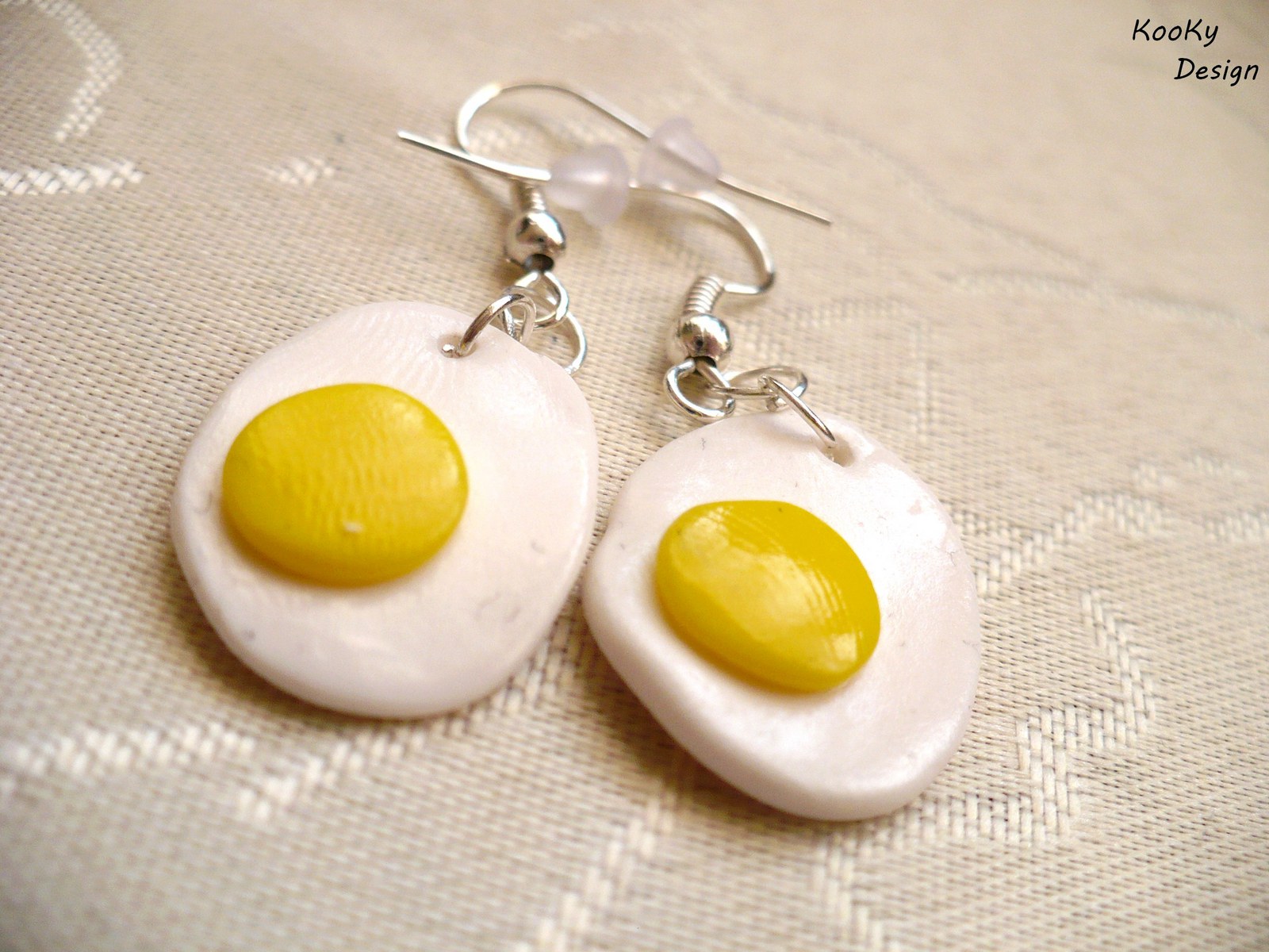 Visací náušnice - volské oko