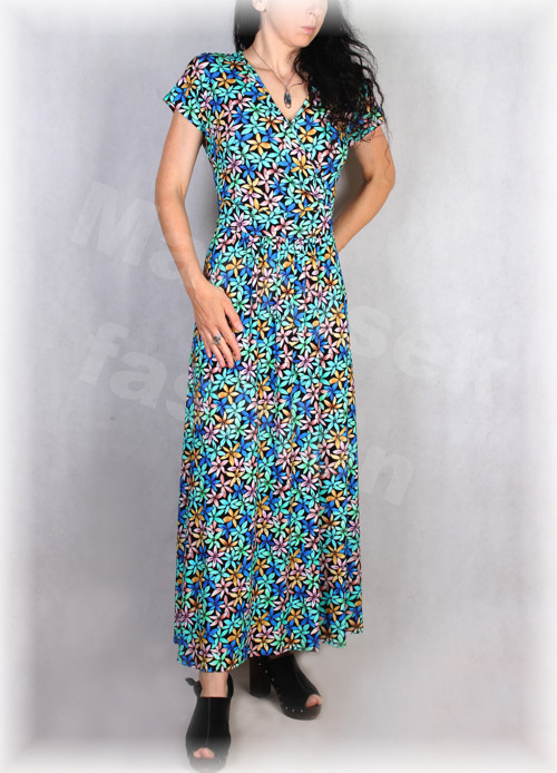 Šaty s řasením v pase na přání pro milou zákaznici