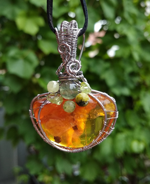 Jantar baltský medový