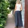 Kalhotová sukně lehké cupro dlouhá