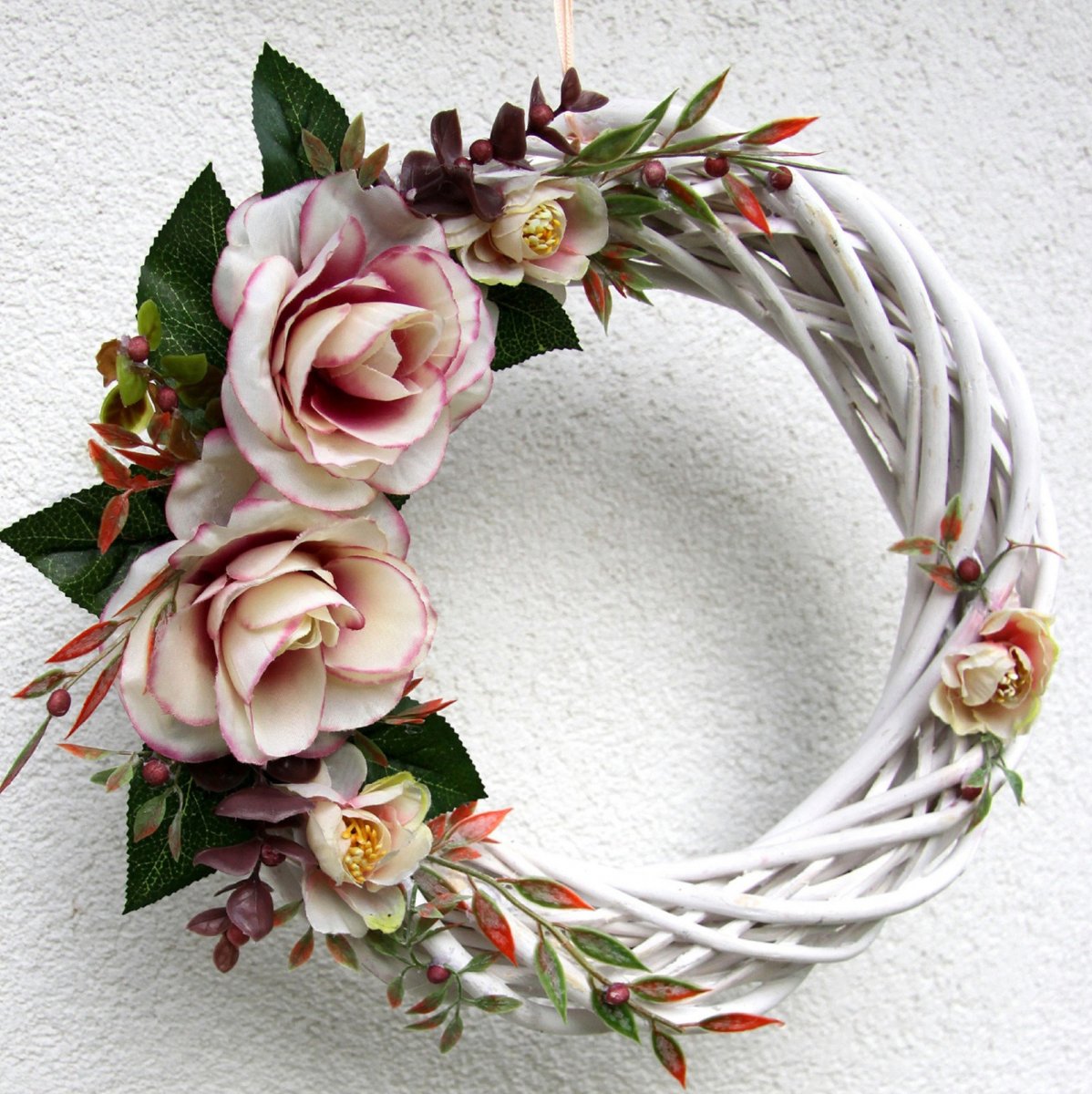 Jarní pastelový věneček