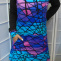 Mikinové šaty s kapucí - mozaika, velikost XL - SLEVA 30%