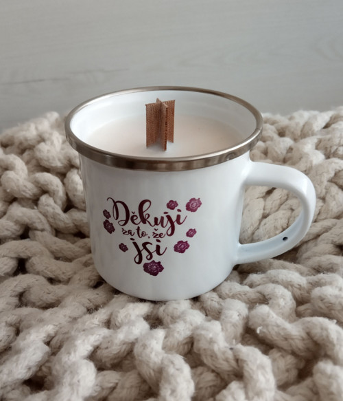 Plecháček "děkuji"