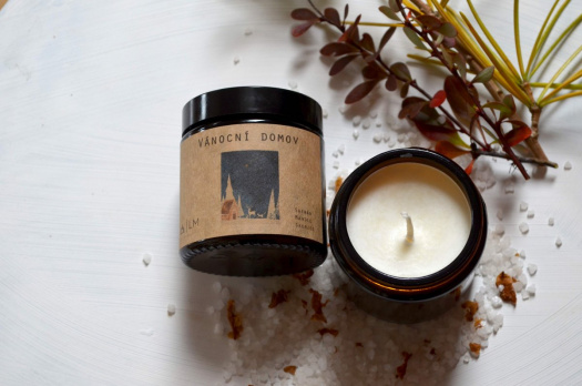 Sójová svíčka - VÁNOČNÍ DOMOV.... 180 ML