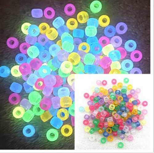 Korálky velmi výrazně svítící ve tmě sada 50 ks