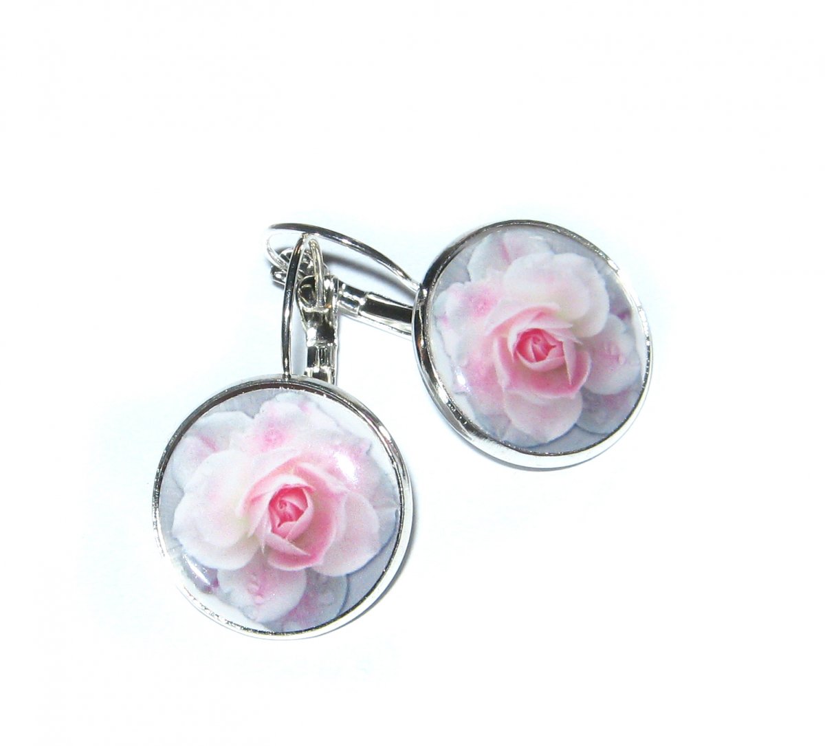 Náušnice...Rosa ,milostný květ.