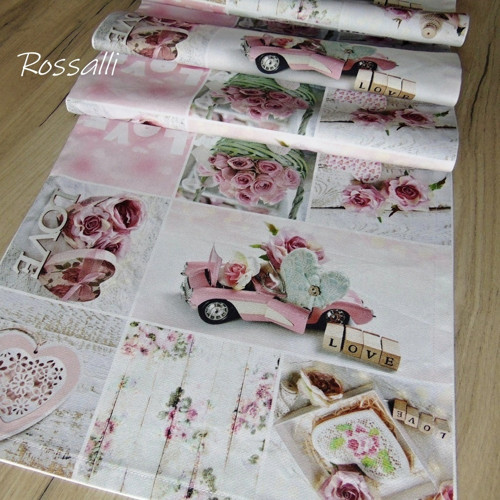 Love ... ubrus 120 x 34 cm